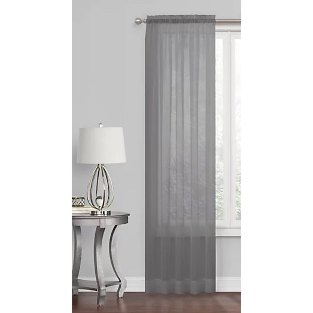 Simply Essential Sheer Voile Rod Pocket Window Panel (1 panel only)
